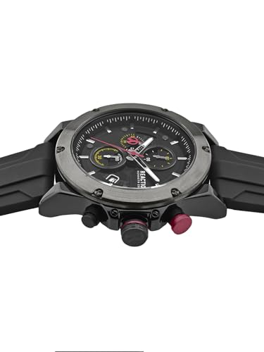 Kenneth Cole Reaction Chronograph Black Dial Watch for Men - KRWGO0071101