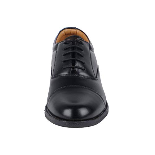Bata Men's Lace Up Formal Shoes (Black, Numeric_7)