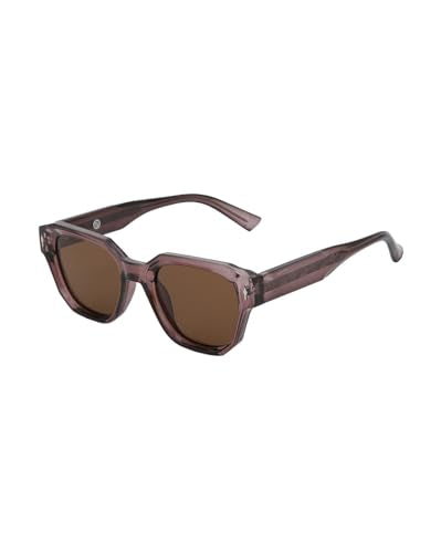 Carlton London Brown Toned with Brown Polarised Lens Rectangle Sunglass for women