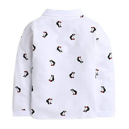 Hopscotch Boys Cotton Regular Fit Formal Set In Multi Color For Ages 2-3 Years