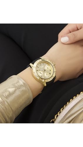 GUESS Champagne Round Dial Analog Women's Watch - GW0772L5