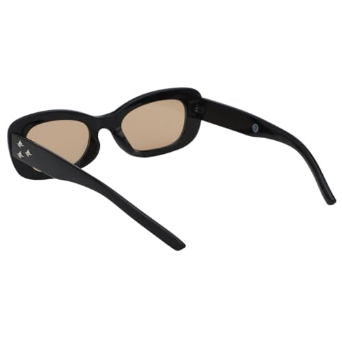 Carlton London Black Toned with Polycarbonate UV Protected Lens Rectangle Sunglass for women
