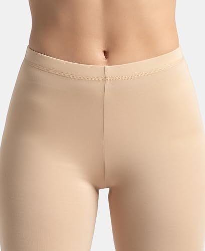 Jockey Women's Super Combed Cotton Elastane Stretch Shorties with Inner Waistband & StayFresh Technology_Style_1529_Skin_L