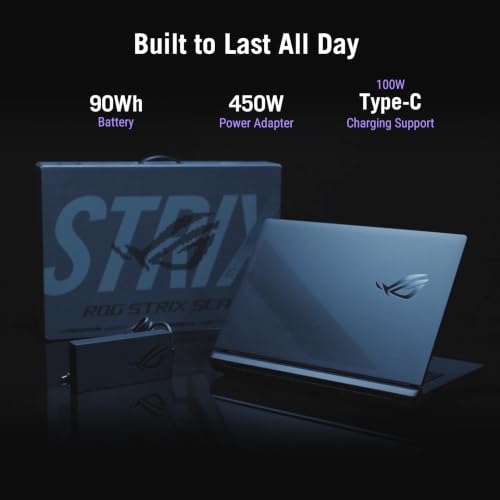 ASUS ROG Strix Scar 18 (2026),Intel Core Ultra 9 (Series 2),RTX 5080-16GB,32GB RAM (Upgradeable),1TB SSD,4K FHD+,18"(45 cm),Win 11,M365 Basic(1Y),Office 24,Black,3.7 Kg,G835LWG-TQ363WS,Gaming Laptop