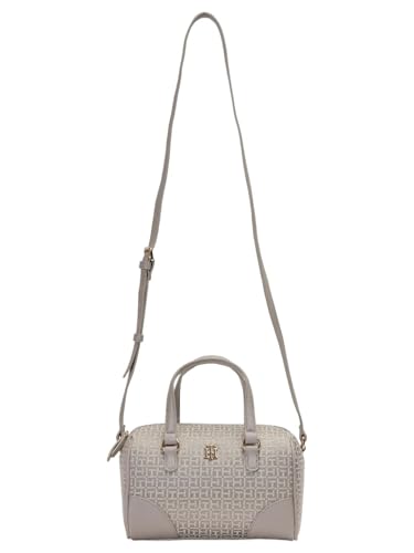 Logo Taupe Polyester Sling Bag