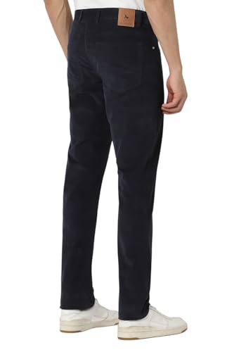 Van Heusen Men's Slim Casual Pants (VSTFUTRPA12616_Navy