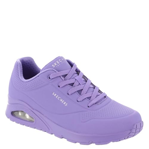 Skechers Women's Uno- Stand On Air Sneaker, Lilac, 8