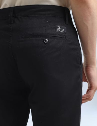 Slash Slim Tapered Fit Mid Rise Trousers