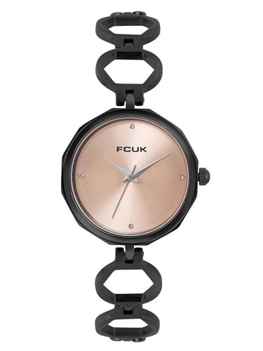 French Connection Analog Rose Gold Dial Women's Watch-FK00027F