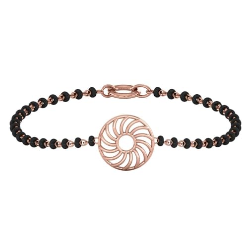 DISHIS 22k Rose Gold Bracelet for Women