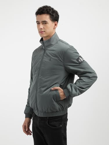Calvin Klein Mens Grey Color Jacket (S)