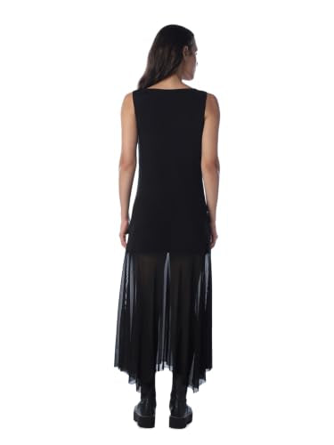 ONLY Women's Solid Regular Fit Black Dress