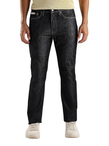 Rinse-Wash Slim Fit Mid Rise Jeans