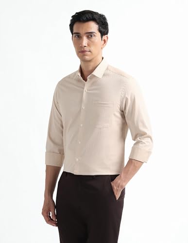Arrow Beige Formal Shirt_ARAEOSH2977_39