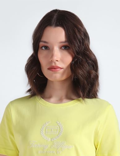 Tommy Hilfiger Womens Yellow Color T-Shirt (0)