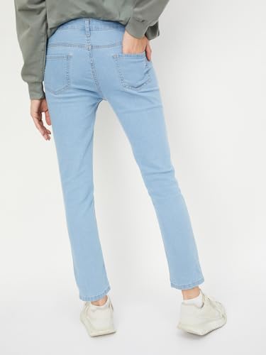 Max Women's Regular Jeans (NOOSN2PF2EPP_Light Blue