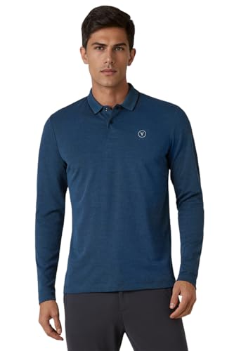 Van Heusen Men's Regular Fit T-Shirt (VFKPARGFA11332_Navy
