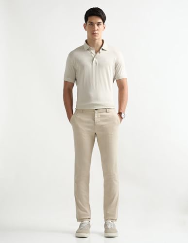 Arrow Men Beige Casual Trouser_ASAETRO2997_32