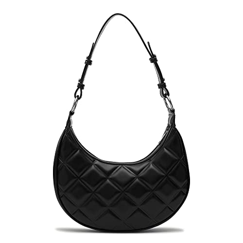 Miraggio Cherie Embossed Shoulder Bag (Black)