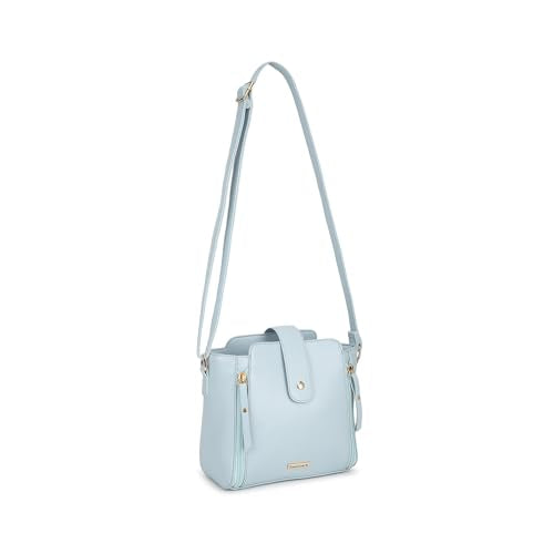 Fastrack Solid Sling Bags for Women, Ladies and Girls | Textured Sling Bag for Womens, Ladies and Girls | Made of Premium Faux Leather