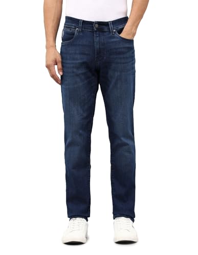 U.S. Polo Assn. Denim Co. Men's Brandon Slim Tapered Fit Blue Jeans (UDJEN1858_Blue_34)