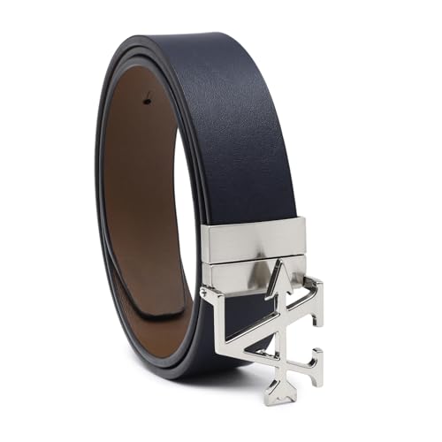 Arrow Men Textured Leather Reversible Belt