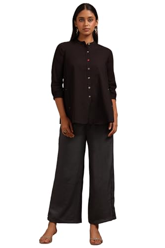 Soch Womens Grey Solid Palazzo