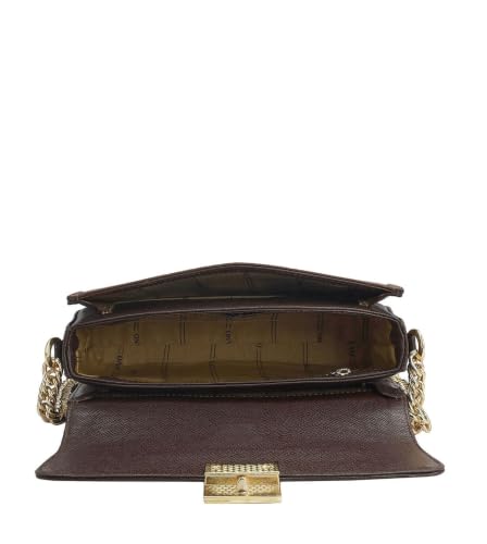 Da Milano Leather Shoulder Bag for Women - Walnut Brown (LB-00870OL)