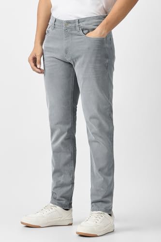 Van Heusen Men's Regular Jeans (VXDNCRKFE66312_Grey