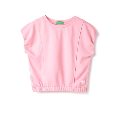 United Colors of Benetton Girl's Regular Fit Top (25P30P5G3F00IPN5_Pink