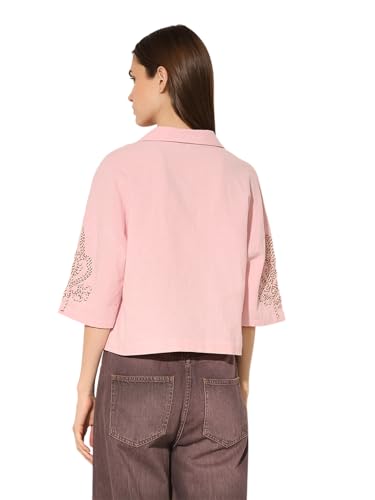 ONLY Women's Boxy Pink Shirt