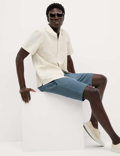 Marks & Spencer Elasticated Waist Cotton Rich Shorts