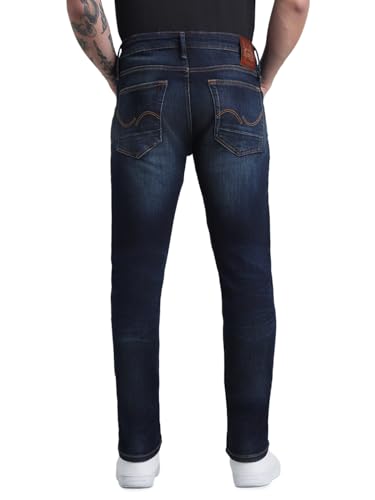 JACK & JONES Men's Skinny Fit Heavy Fade Stretchable Jeans
