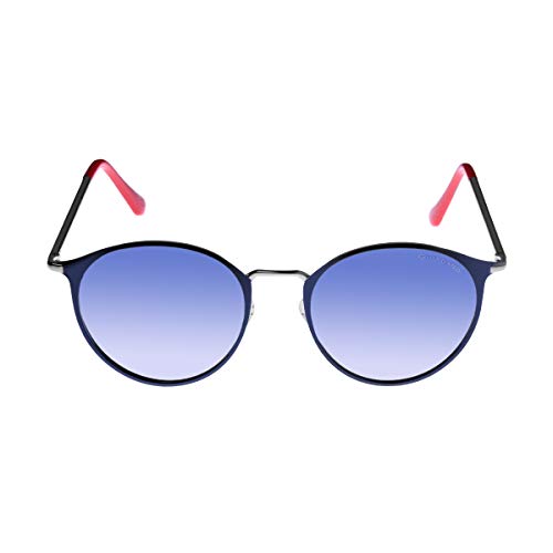 Giordano Polarized Round Unisex Sunglasses - (50 | Blue Lens)