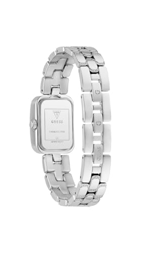 Guess Isla Rectangle 22mm Silver Dial Analog Women Watch - GW0865L1