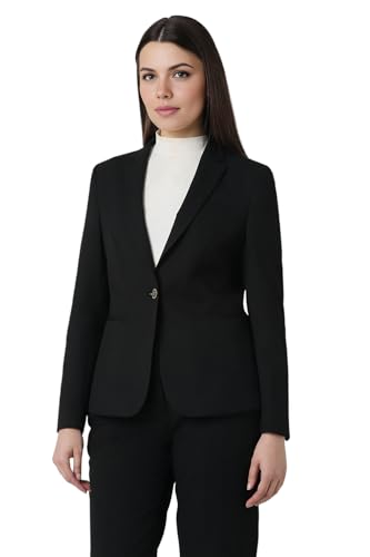 Women Black Solid Blazer