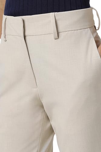 Van Heusen Women's Slim Casual Pants (VWTFFTRPI25318_Beige