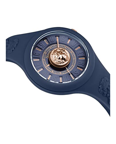 Versus Versace Fire Island Collection Luxury Womens Watch Timepiece, Blue-VSPOQ1M21, OS, Fire Island