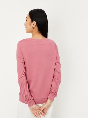 max Women's Regular Fit T-Shirt (Pink)