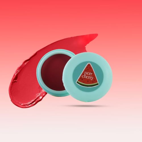 Perr Cherry Natural Lip and Cheek Tint Blush For Girls | Enriched with Vitamin E | 5g (Watermelon Candy, Pack of 1)