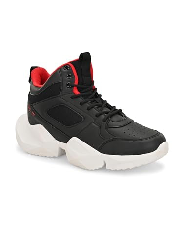 OFF LIMITS Transformer Black Glaze Boot Sneaker, Casual Shoe for Men, 7 UK