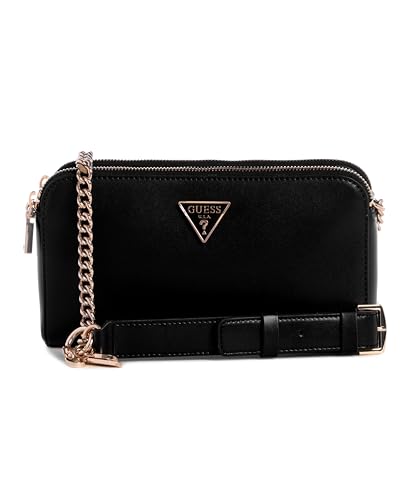 GUESS Messenger Cross Body Bags Daryna Status Crossbody (Black)