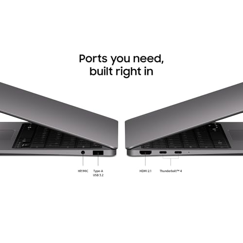 Samsung Galaxy Book6 Pro (Gray, 16GB RAM, 1TB SSD) | Intel Core Ultra 7 (Series 3) | 14" WQXGA+ Dynamic AMOLED 2X | 30Hrs Battery Life | 120 Hz Refresh Rate | Dolby Atmos Stereo Speakers | AI PC