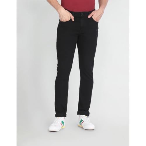 U.S. POLO ASSN. Men's Skinny Jeans (UDJENO1225_Black