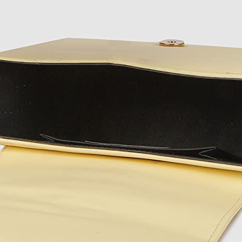 ACCESSHER stylish trendy Yellow Solid Sling Bags for girls and women