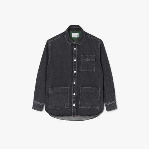 Lacoste Women's A-Line Coat (BF24466NM_Grey