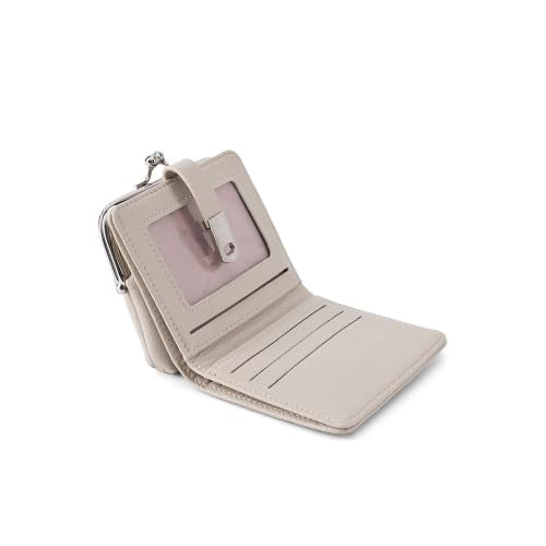 Lino Perros Ella Compact Luxe Off-White Wallet