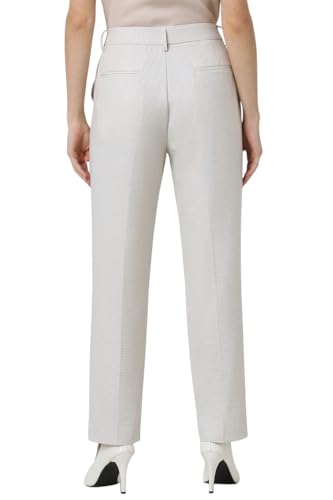 Van Heusen Women's Regular Casual Pants (VWTFCRGPC40117_Grey