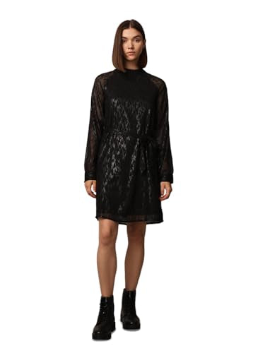 ONLY Women Fit and Flare Black Dress