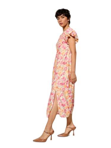 ONLY Women's Fit and Flare Multicolor Dress